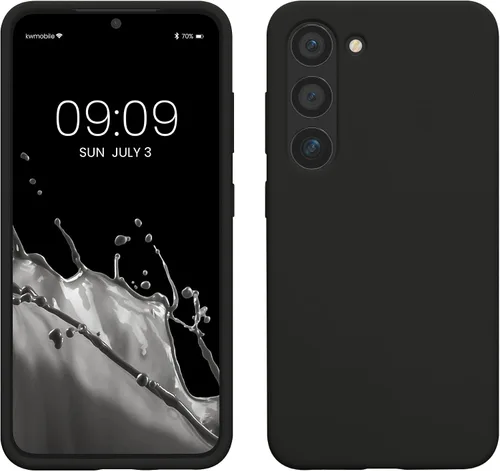 Vista 261 de kwmobile Funda compatible con Samsung Galaxy S9 - Funda de silicona TPU con acabado suave - Blue Reef
