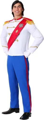 Vista 4 de Men's Plus Size Charming Prince Costume