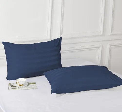 Vista 111 de Juego de 2 fundas de almohada 100% de algodón egipcio, fundas de almohada refrescantes de 400 hilos, fundas de almohada suaves y transpirables
