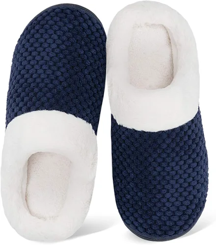 Vista 10 de WateLves Women's Slippers Comfort Memory Foam House Slippers Plush Lining Bedroom Shoes for Indoor & Outdoor Polvo de frijoles