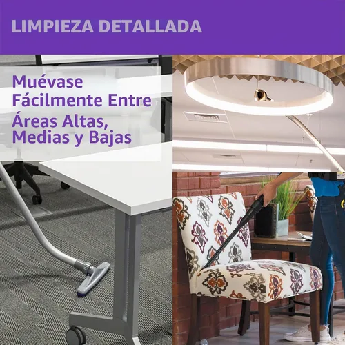 Vista 10 de ProTeam GoFit 3 Aspiradora de Mochila Comercial con Kit de Herramientas de Vara de Dos Piezas Multisuperficie Xover, 3 cuartos de galón, Con Cable