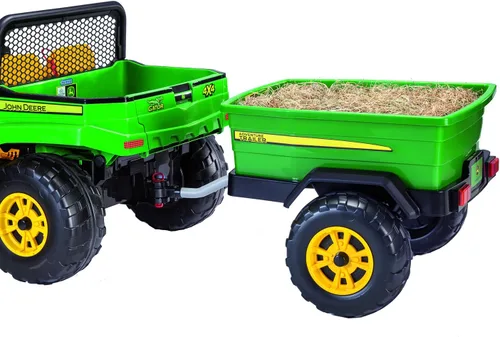 Vista 3 de Peg Perego John Deere - Remolque de aventura, verde