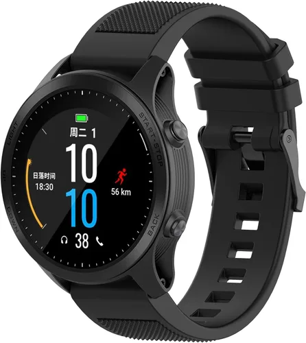 Vista 8 de Compatible con Garmin Fenix 6 Pro Watch Bands, Forerunner 945 Bands, 0.866 in Quickfit Silicona Correa de repuesto para Garmin Instinct, Fenix 5