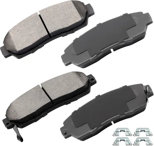 Vista 33 de cciyu Juego de pastillas de freno delanteras de cerámica profesional D681 para BMW 530i, 97-03 para BMW 540i, 95 97-01 para BMW 740i, 95-01 para BMW