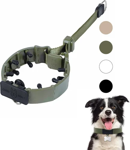 Vista 14 de SVD.PET Collar de punta para perro para entrenamiento sin tirones, hebilla de liberación rápida ajustable para perros pequeños