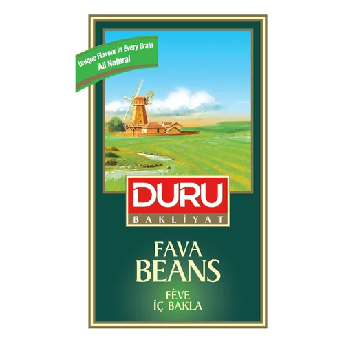 Vista 6 de Duru Fava Beans 28.2 oz (800 g), 100% naturales y certificados, altos en fibra y proteínas, sin OMG, ideal para recetas veganas, sin gluten