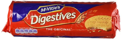Vista 3 de Mcvitie's Digestives - Galletas de trigo crujientes (paquete de 4) Las favoritas de Inglaterra. Lo mejor de galletas británicas empaquetadas por
