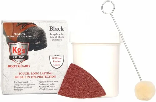 Vista 2 de Kg's Protector de Botas Guard de Aplicación con Brocha en la Puntera – Líquido de Aplicación con Brocha para Protección de Seguridad Resistente