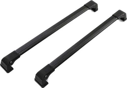 Vista 4 de KUAFU Barra transversal compatible con Mazda 5 2006-2017 Barras transversales con cerraduras antirrobo, riel de techo, bolsa de carga, Negro