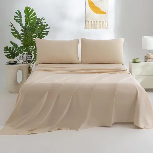Vista 8 de Sábanas 100% algodón tamaño matrimonial, con bolsillo profundo para colchones de 18 a 24 pulgadas, juego de sábanas de lujo suaves y transpirables