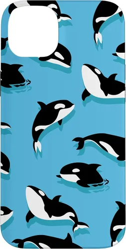 Vista 15 de Orca Swimming Whale Cool Miami Dolphin Beach Lover Gift Case for iPhone 17