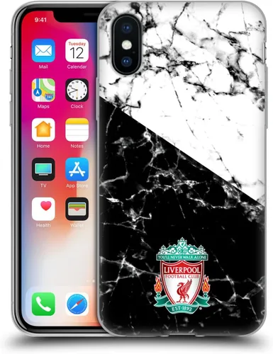 Vista 116 de Oficial LIVERPOOL Football Club 2017/18 Mármol Soft Gel Case para iPhone de Apple 7 Plus/8 PLUS Escudo negro.