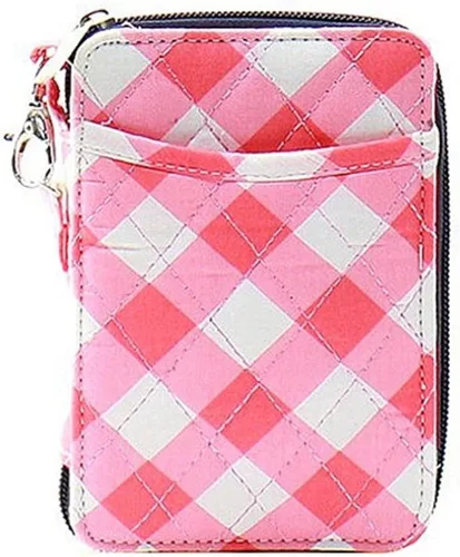 Vista 2 de Gingham - Mini cartera acolchada (azul)