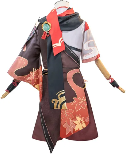 Vista 3 de NSPSTT Kazuha Genshin Impact Cosplay Kaedehara Kazuha Cosplay para hombres disfraz de kimono japonés juego de cosplay talla XL