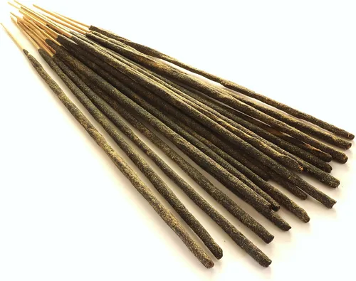 Vista 7 de Oudh - Incienso Masala de lujo artesanal – Incienso hecho a mano de larga combustión de 20+ varillas, aroma divino para el hogar y la meditación