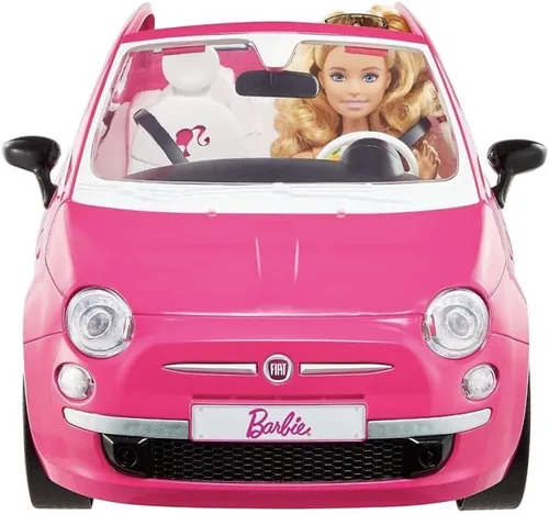 Vista 2 de Barbie Fiat 500 Muñeca y vehículo