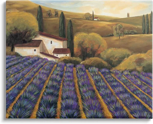 Vista 10 de Stupell Industries Aislado Púrpura Vegetal Cosecha Granja Prado Cielo, Diseño de Michael Cooper Stupell Industries Gray, 14 x 11 Inches, Easy to