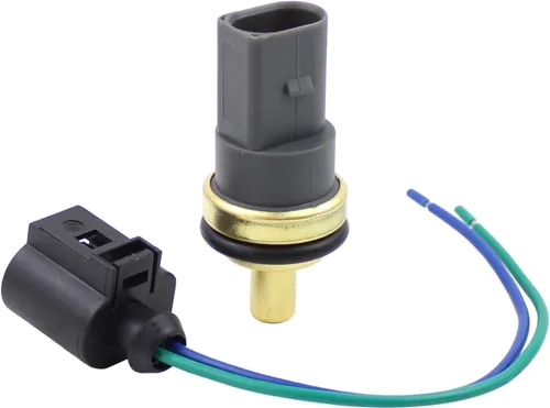 Vista 3 de Sensor de temperatura del refrigerante de agua con conector de arnés coleta Para Audi A3 A4 A5 A6 A7 A8, para VW Beetle CC Eos Touareg Tiguan