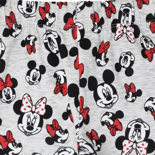 Vista 5 de Disney Moana Princess Frozen Ariel Minnie Mouse - Camiseta sin mangas y pantalones cortos de rizo francés para bebés a niños pequeños