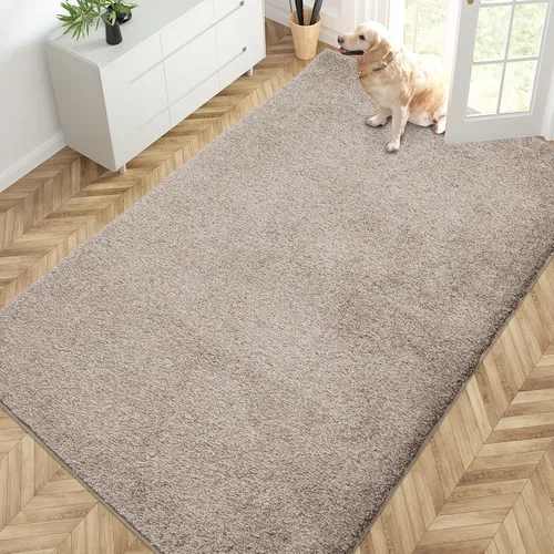 Vista 10 de PURRUGS Tapete para puerta con atrapamiento de suciedad, 20 x 31.5 pulgadas, antideslizante, lavable a máquina, tapete para puerta de perro, tapete