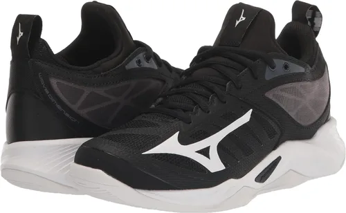 Vista 7 de Mizuno Zapatos de voleibol Wave Dimension para mujer, NegroBlanco