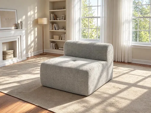 Vista 43 de Sofá de nube de gran tamaño en forma de U de 122 pulgadas, cómodos sofás modulares sin hueso para sala de estar, sofá modular con respaldo alto