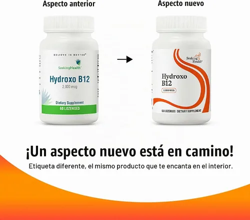 Vista 7 de Suplemento Hydroxo B12, 0.00007 oz de hidroxocobalamina (vitamina B12), 60 comprimidos, formulado por médicos, búsqueda de la salud