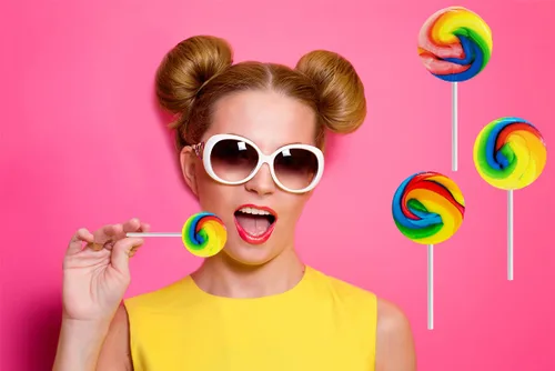 Vista 8 de Paquete de 12 paletas de remolino arcoíris, sabor a fruta mixta, pop envueltas individualmente, 1.5 pulgadas Swirl Pop (paquete de 12)