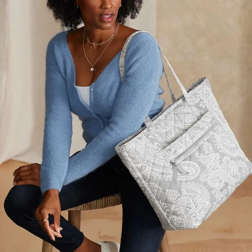 Vista 3 de Vera Bradley Bolso tote Vera de sarga de rendimiento para mujer