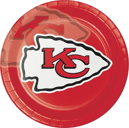 Vista 49 de Trendware Arizona Cardinals - Platos de papel, 24