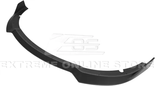 Vista 6 de Repuesto para Dodge Charger 2015 SRT Style 3 piezas parachoques delantero inferior divisor de labio (plástico ABS - negro plano)