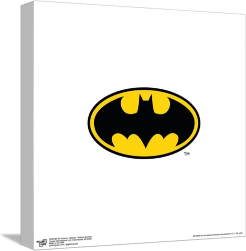 Vista 10 de Trends International Gallery Pops DC Comics Batman - Póster de pared con símbolo de Batman, 12 x 12 pulgadas, versión enmarcada en negro
