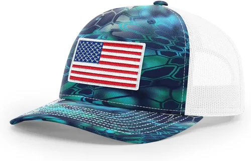 Vista 123 de Joe's USA Richardson 112 - Gorras de camionero con parche gráfico personalizado - Gorras estructuradas de cinco y seis paneles Richardson Premium