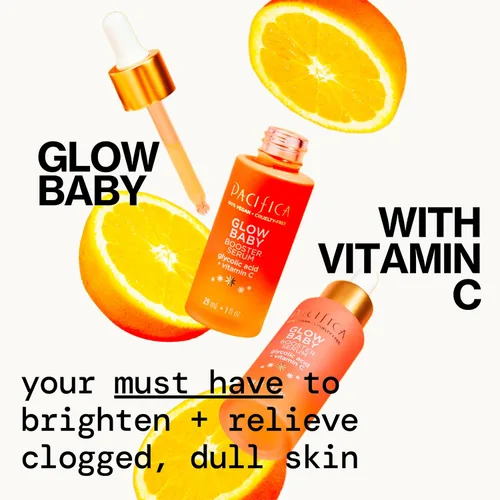 Vista 2 de Pacifica Suero Facial de Vitamina C - Suero Facial Potenciador Glow Baby 2-PACK - Ácido Glicólico - Corrector de Manchas Oscuras Anti Envejecimiento