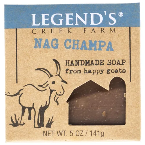 Vista 7 de Legend's Creek Farm Goat Milk Soap - Jabón hidratante limpiador para manos y cuerpo, jabón natural de 5 onzas para piel sensible, hecho a mano