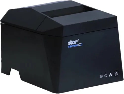 Vista 2 de Star Micronics TSP143IV TSP143III TSP100III Impresora térmica de recibos Ethernet (LAN) con CloudPRNT, accesorio abierto para Android (AOA)