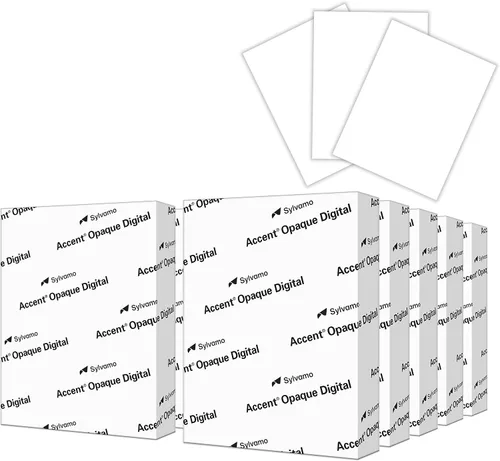 Vista 9 de Accent 121918C - Papel de cartulina opaco de color crema de 11 x 17 pulgadas, 100 libras, 9.56 oz/m², 700 hojas (4 resmas), cartulina pesada súper