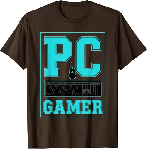 Vista 61 de PC Gamer Gaming Teclado Ratón Esports Computer Fan Camiseta