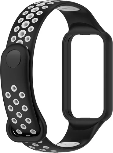 Vista 3 de 4-PACKS Compatible with Amazfit Band 7 Replacement Band,Sport Strap Soft Silicone Quick Release Wrist Bands Adjustable Wristband Smartwatch Accessory