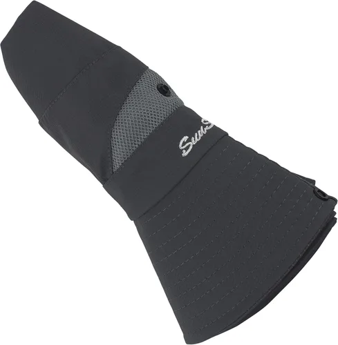 Vista 6 de Muryobao - Gorro de pesca para mujer, protección UV, plegable, con borde ancho