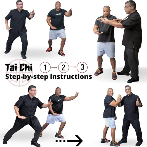Vista 2 de Tai chi DVD para principiantes y personas mayores entrenamientos Tai chi Fit Qi gong equilibrio fuerza estiramiento cardio respiración y más