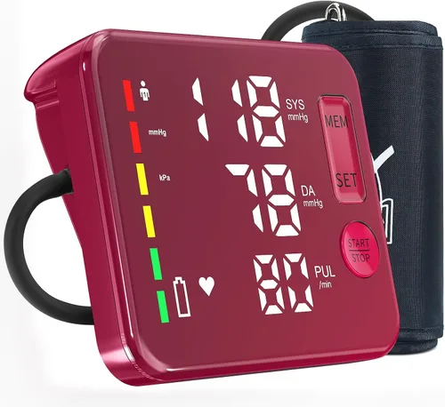 Vista 9 de GUAEVER Monitor de Presión Arterial Recargable Monitores de Presión Arterial para Brazo Superior para Uso Doméstico Pantalla Grande Máquina Bp