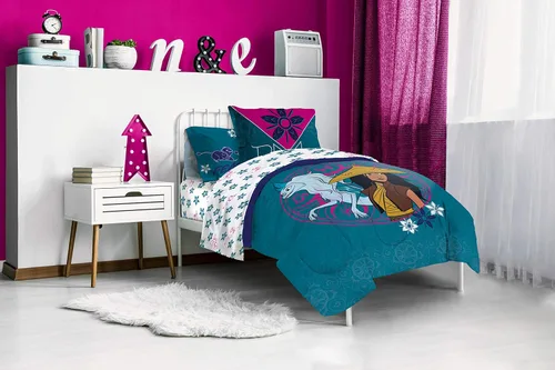 Vista 7 de Jay Franco - Juego de ropa de cama Verde azulado - Raya