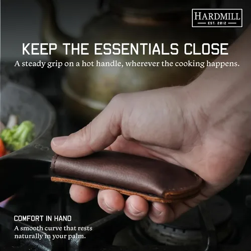 Vista 7 de Leather Cast Iron Pan Handle Cover (Standard 4.5")