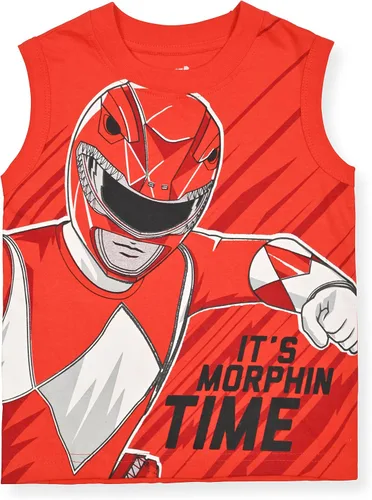 Vista 4 de Power Rangers - Paquete de 2 camisetas sin mangas para niños pequeños
