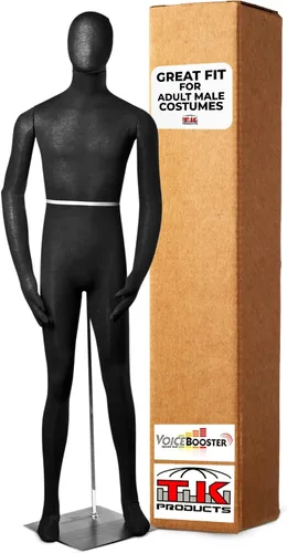 Vista 9 de Maniquí femenino, flexible y flexible de tamaño completo, suave, beige, por TK Products, ideal para disfraces