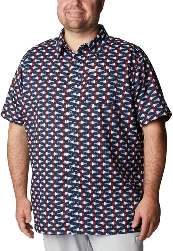 Vista 6 de PFG Super Slack Tide Camp - Camiseta para hombre, color gris