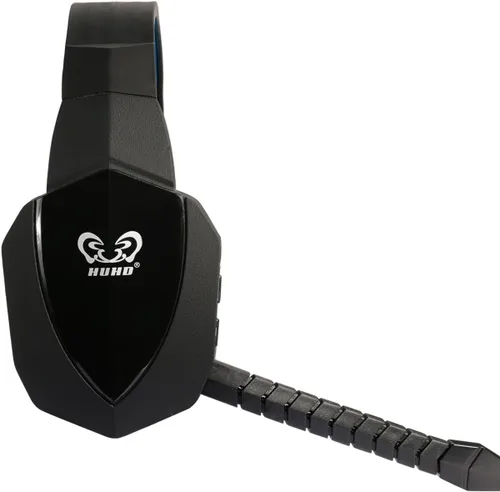 Vista 4 de Auriculares inalámbricos ópticos USB para juegos para PS4, PS3, Xbox 360, PC, con cable, para Xbox One Rojo