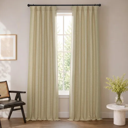 Vista 22 de HPD Half Price Drapes Bellino - Cortinas de oscurecimiento de habitación de 63 pulgadas de largo, para dormitorio y sala de estar (1 panel), 50