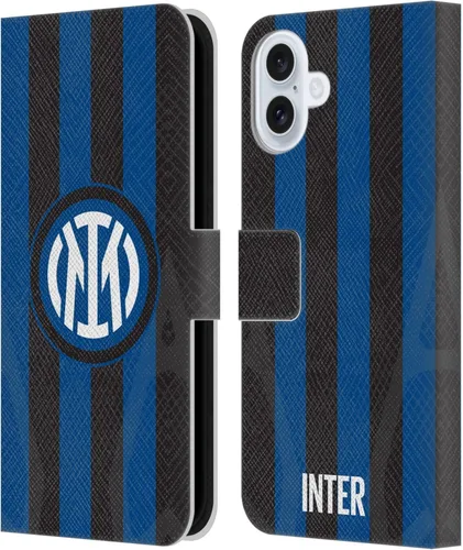Vista 57 de Head Case Designs Officially Licensed Inter Milan Away 2025/26 Crest Kit Leather Wallet Case Compatible with Apple iPhone 11